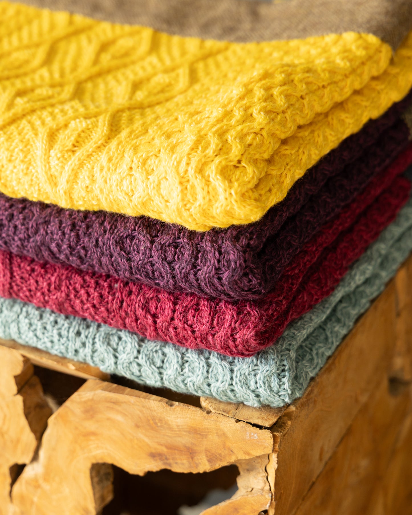 Merino Wool & Donegal Tweed Blankets
