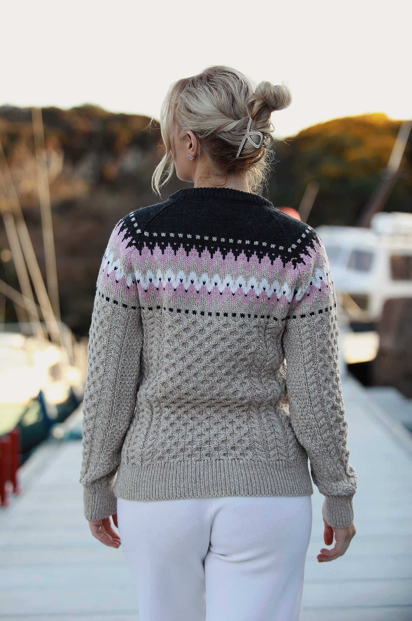 Original Aran Co. Merino Wool Jumper – Handcrafted in Donegal