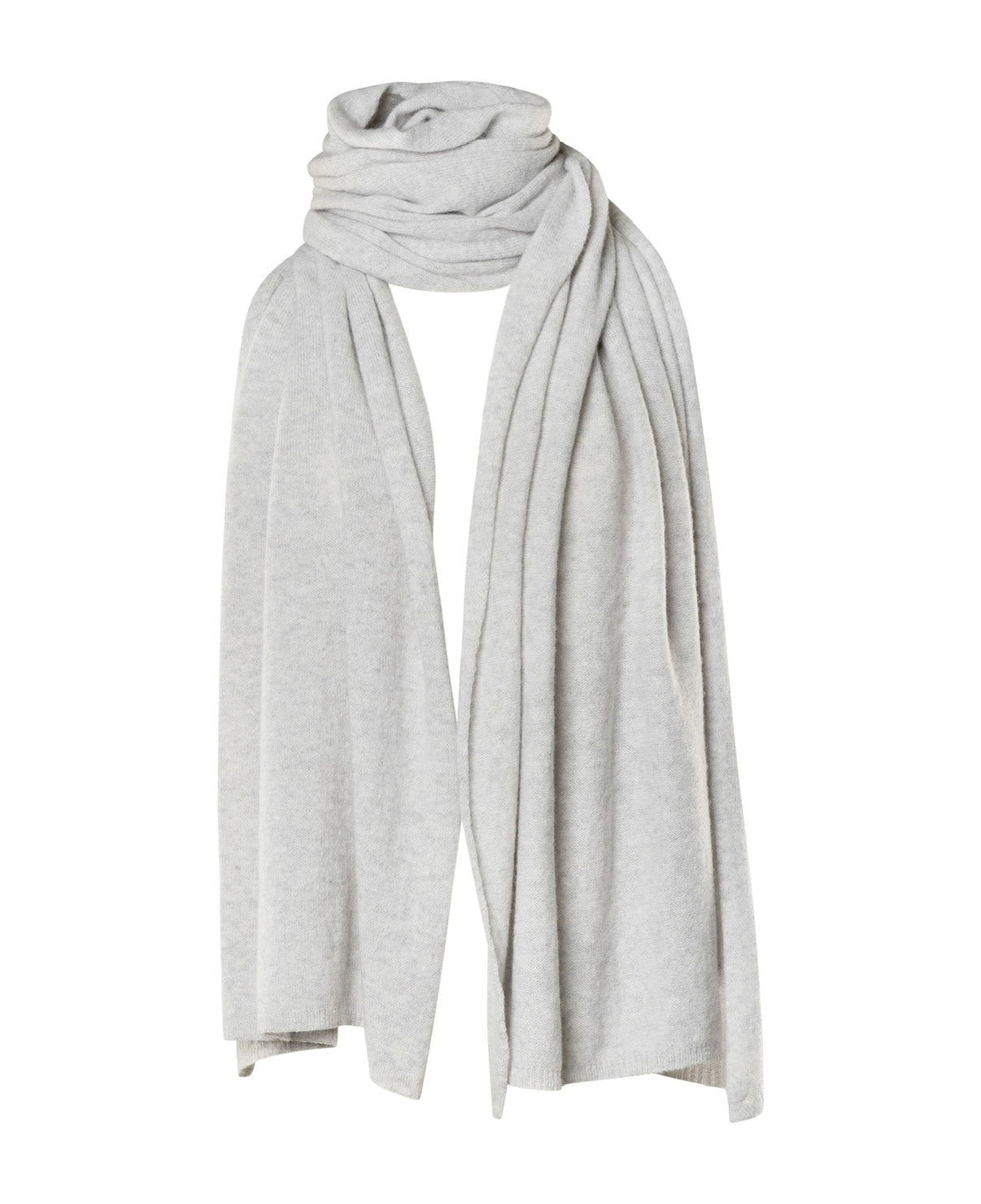 Large Cashmere Wrap – Light Grey