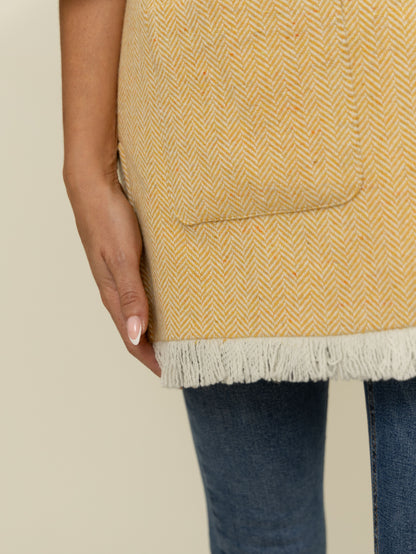 The Gaelach — Donegal Tweed Jacket | Butter Yellow