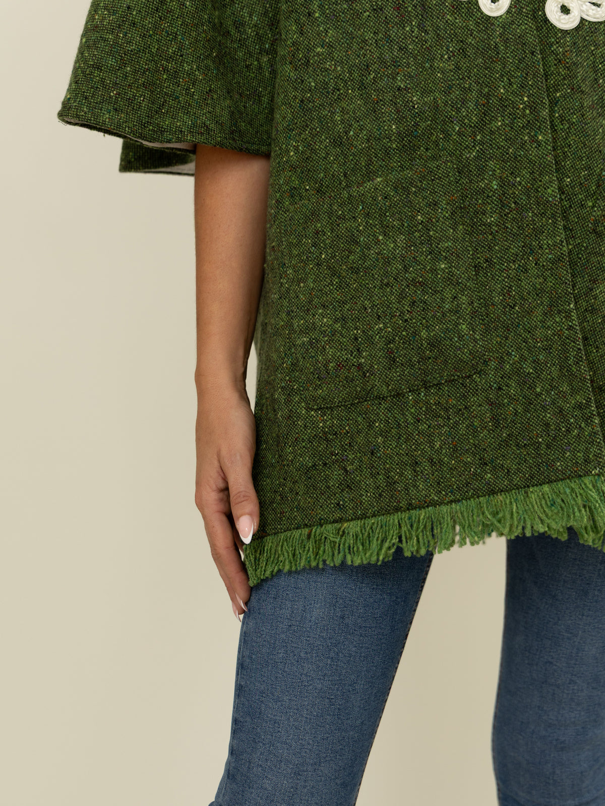 The Gaelach — Donegal Tweed Jacket | Moss Green