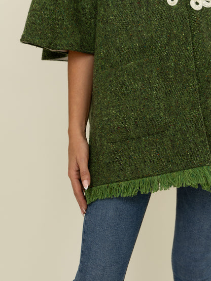 The Gaelach — Donegal Tweed Jacket | Moss Green