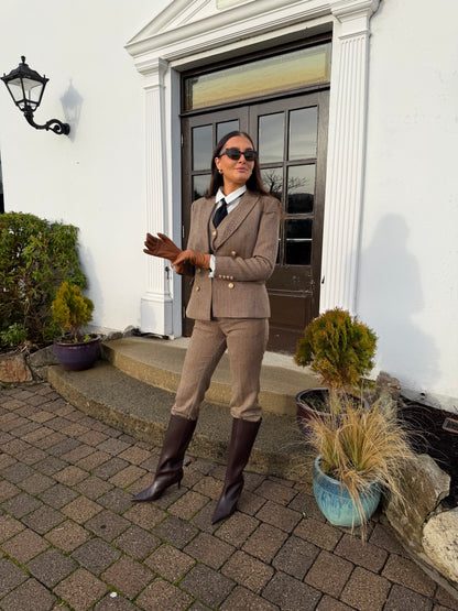 The Donegal Blazer – Biscotti Herringbone