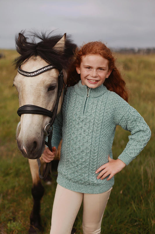 The Aqua Pony Half-Zip