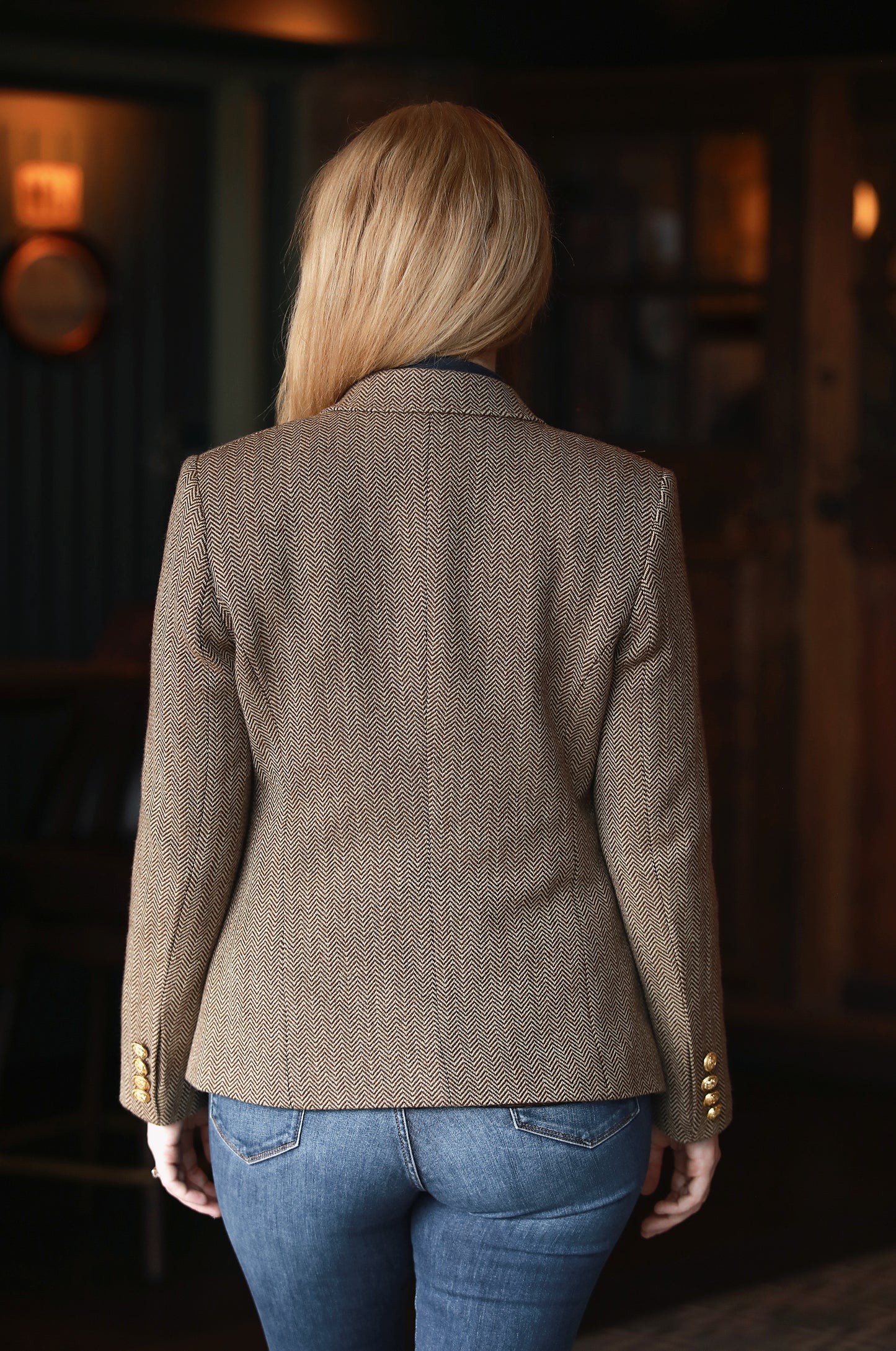 The Donegal Blazer – Biscotti Herringbone