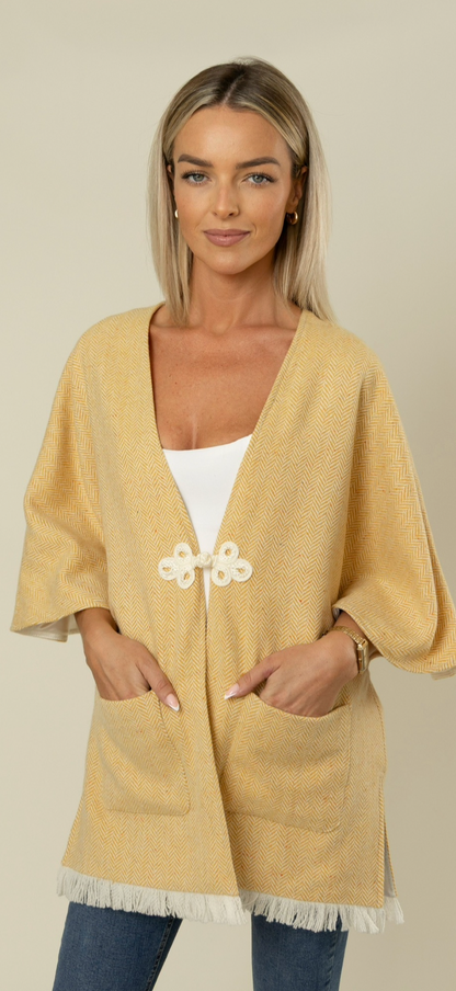 The Gaelach — Donegal Tweed Jacket | Butter Yellow