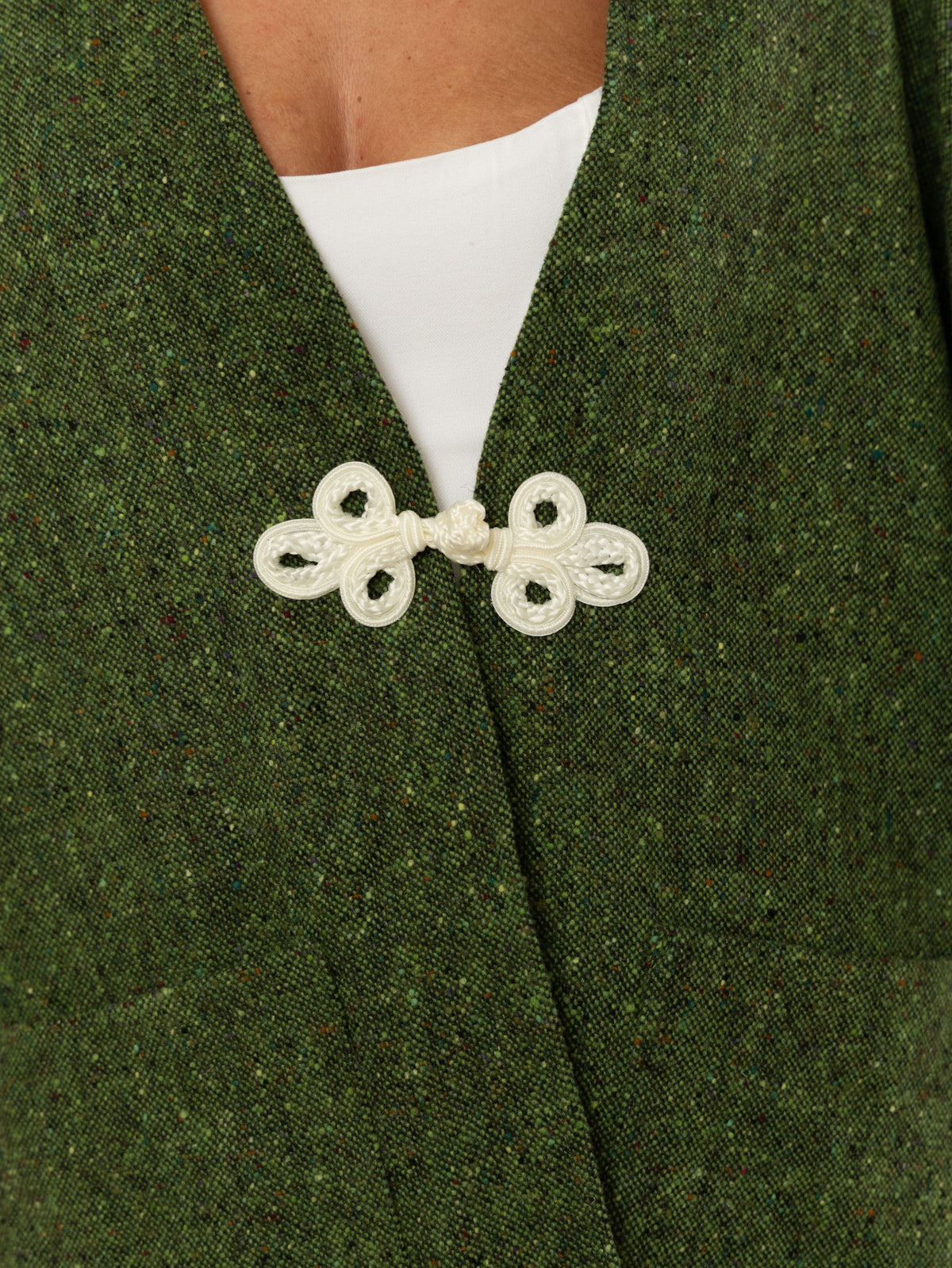 The Gaelach — Donegal Tweed Jacket | Moss Green