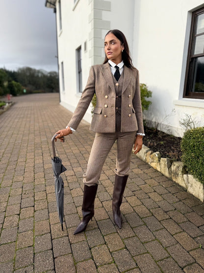 The Donegal Blazer – Biscotti Herringbone