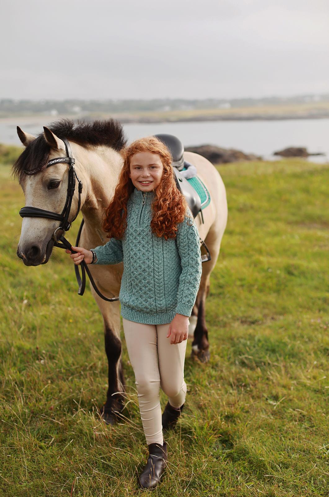 The Aqua Pony Half-Zip