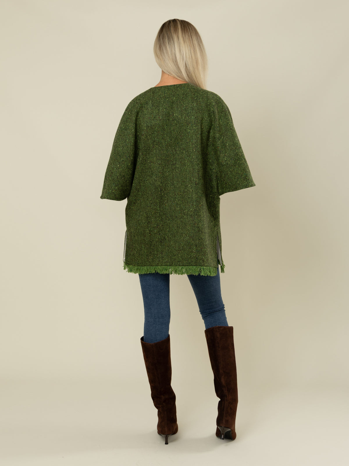 The Gaelach — Donegal Tweed Jacket | Moss Green
