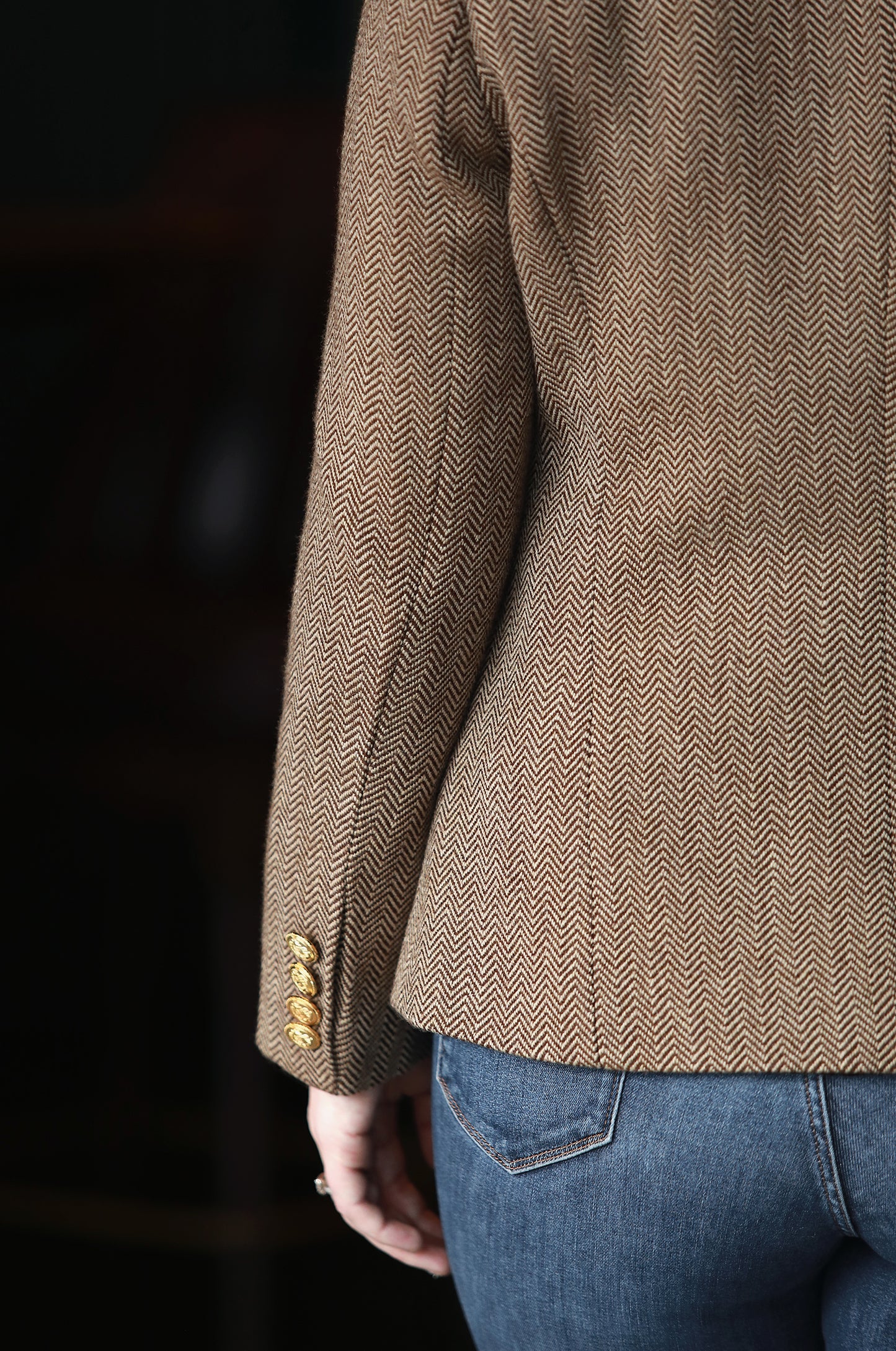 The Donegal Blazer – Biscotti Herringbone