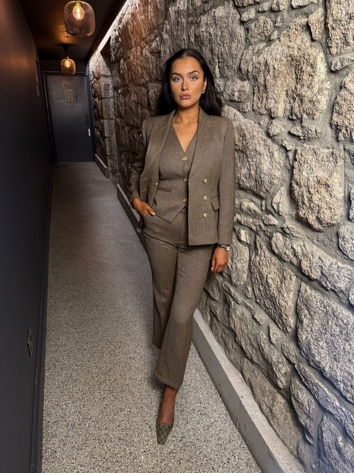 The Donegal Blazer – Biscotti Herringbone