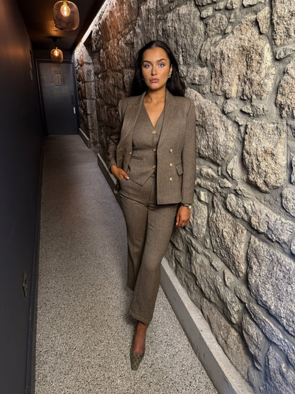 The Donegal Blazer – Biscotti Herringbone