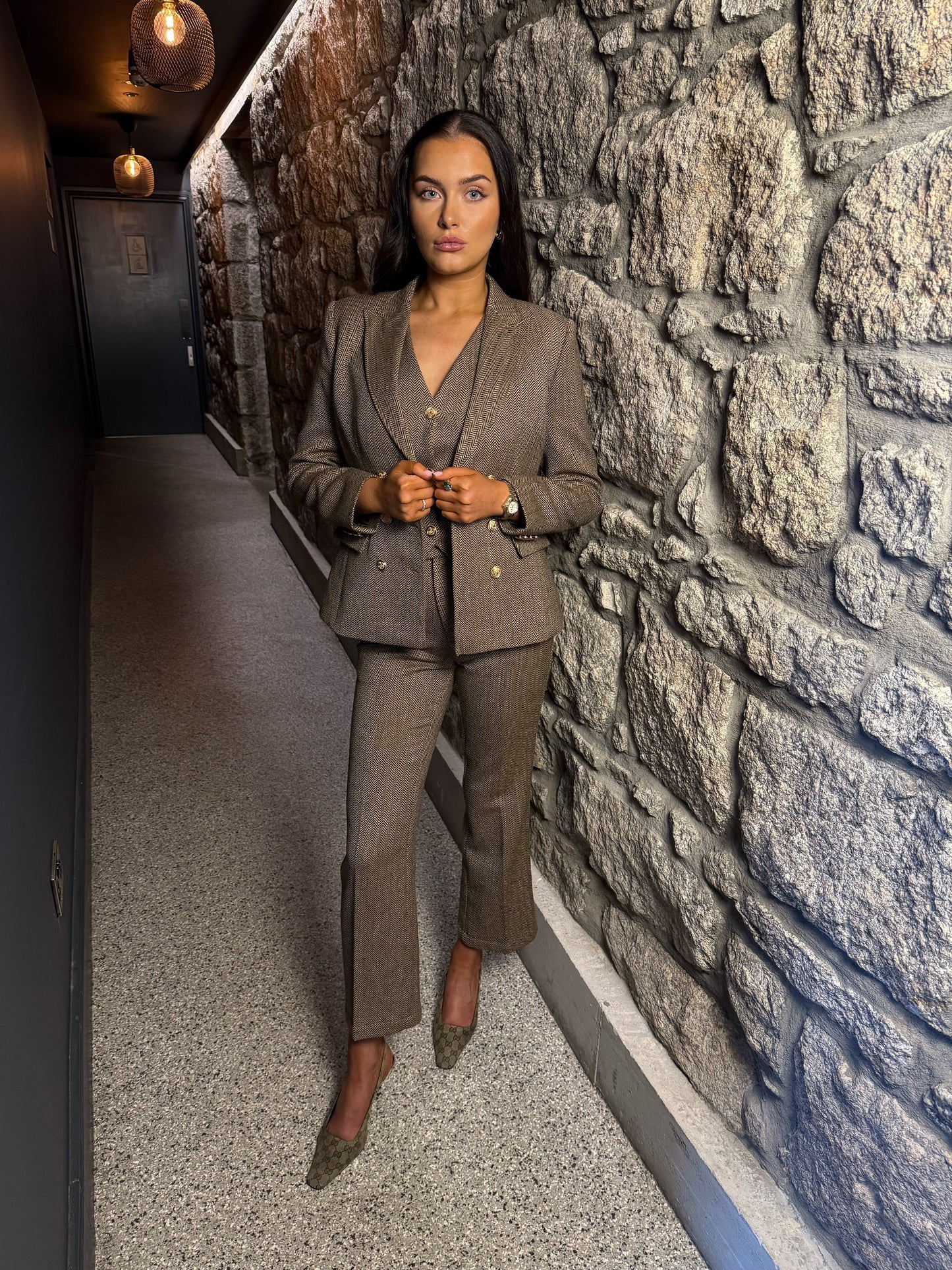 The Donegal Blazer – Biscotti Herringbone