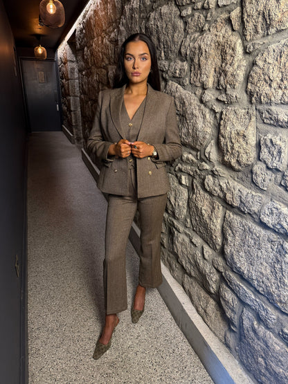 The Donegal Blazer – Biscotti Herringbone