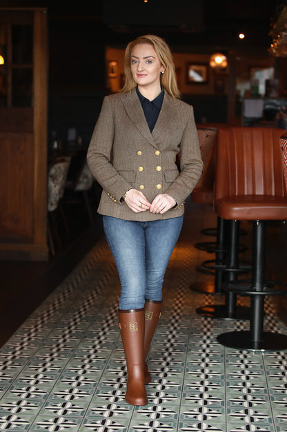 The Donegal Blazer – Biscotti Herringbone