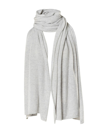 Large Cashmere Wrap – Light Grey
