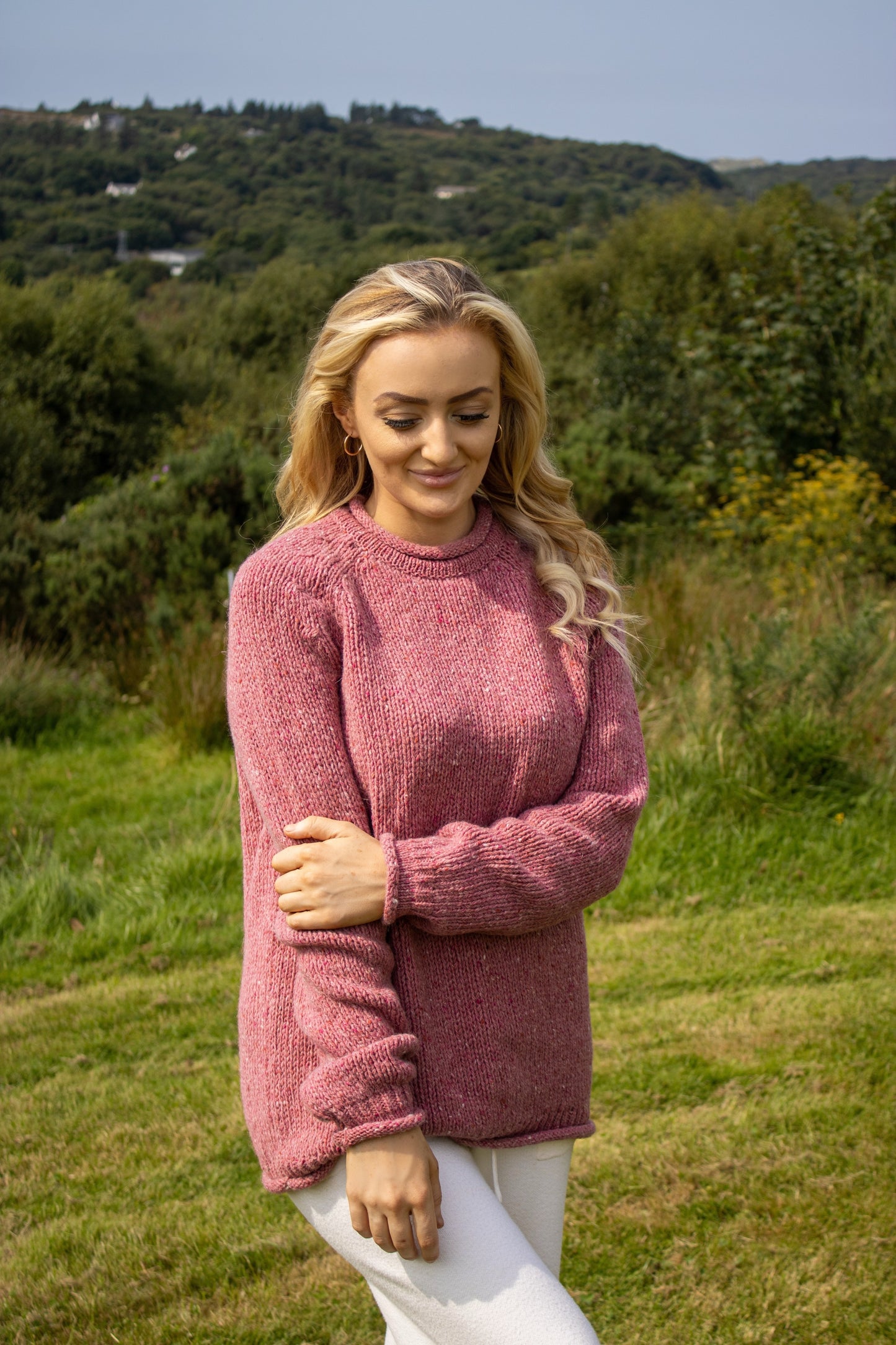 The Pink Donegal Knit