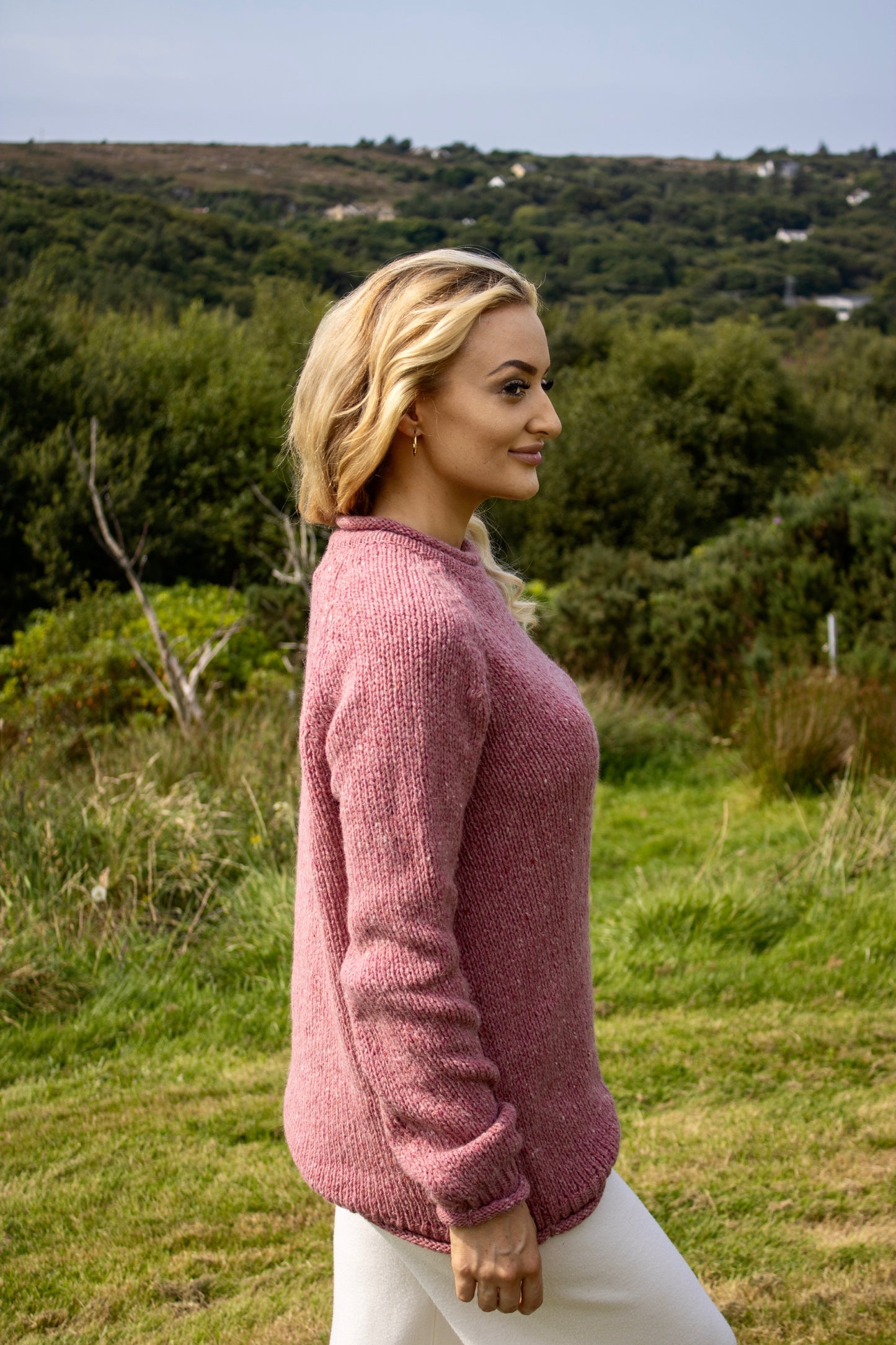 The Pink Donegal Knit