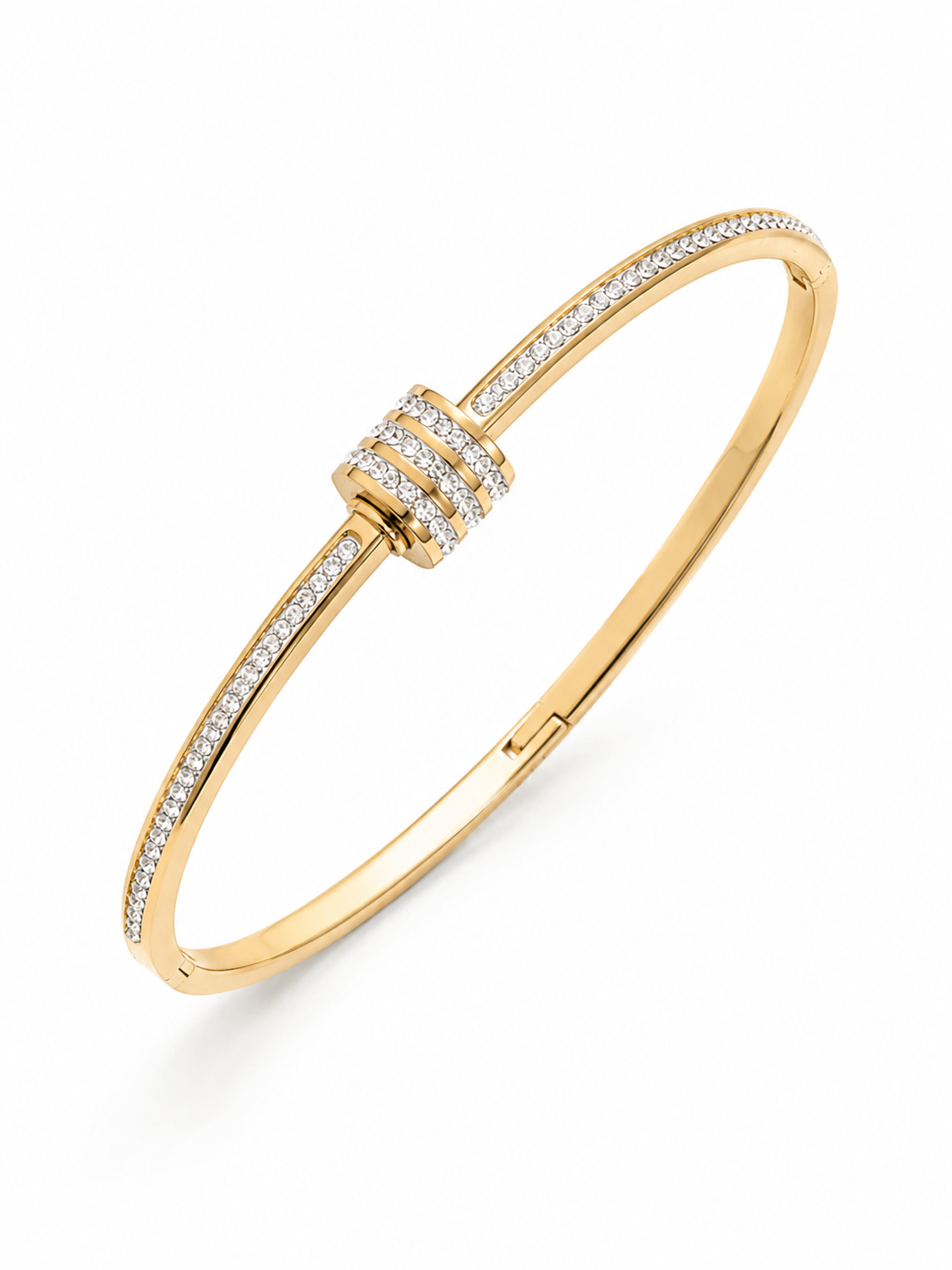 The Luxe Crystal Bangle